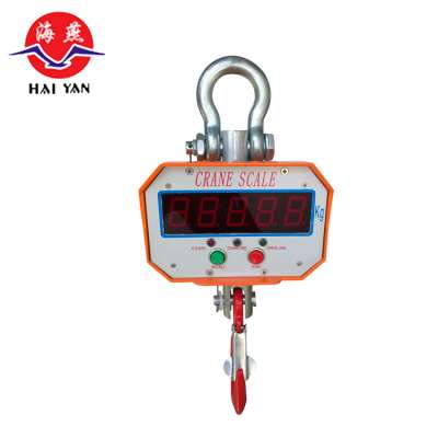 5T 10T OCS electronic hanging digital weighing hook crane scale